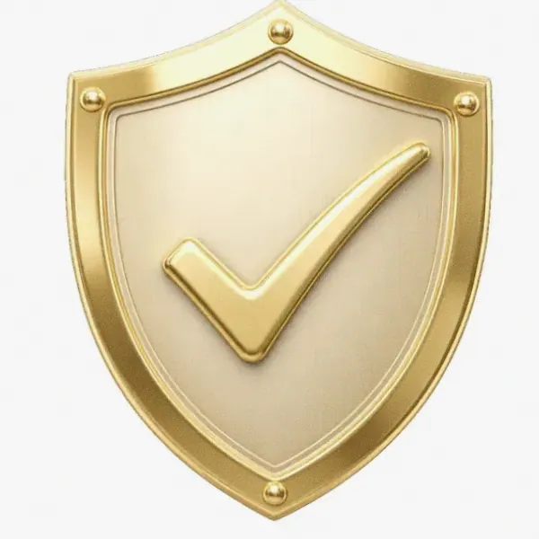 Checkmark shield — Candyland Casino