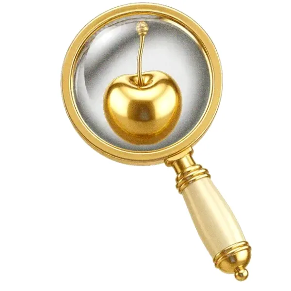 Cherry magnifying glass — Candyland Casino