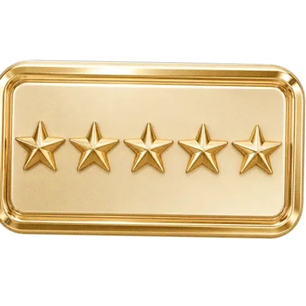 Five-star rating plaque — Candyland Casino