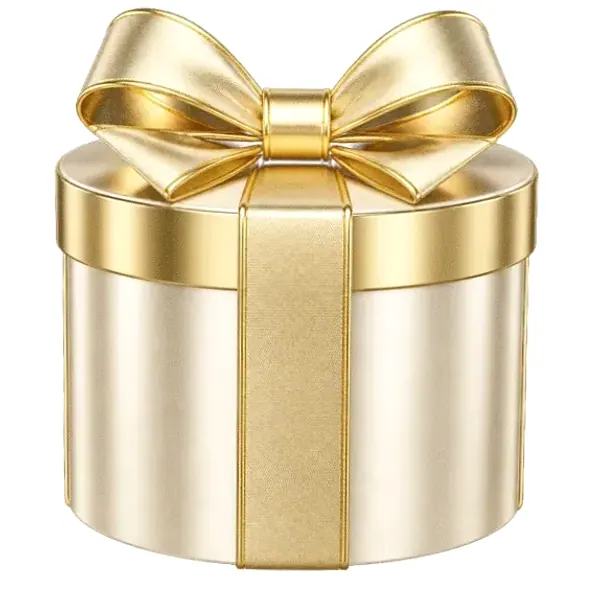 Round gift box — Candyland Casino