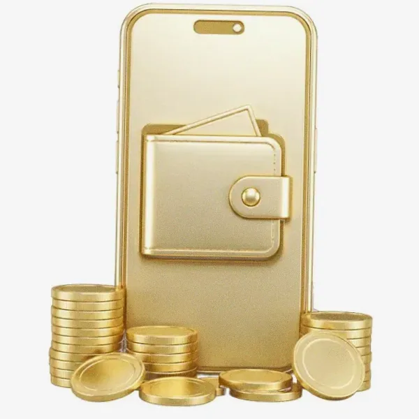 Smartphone with wallet — Candyland Casino