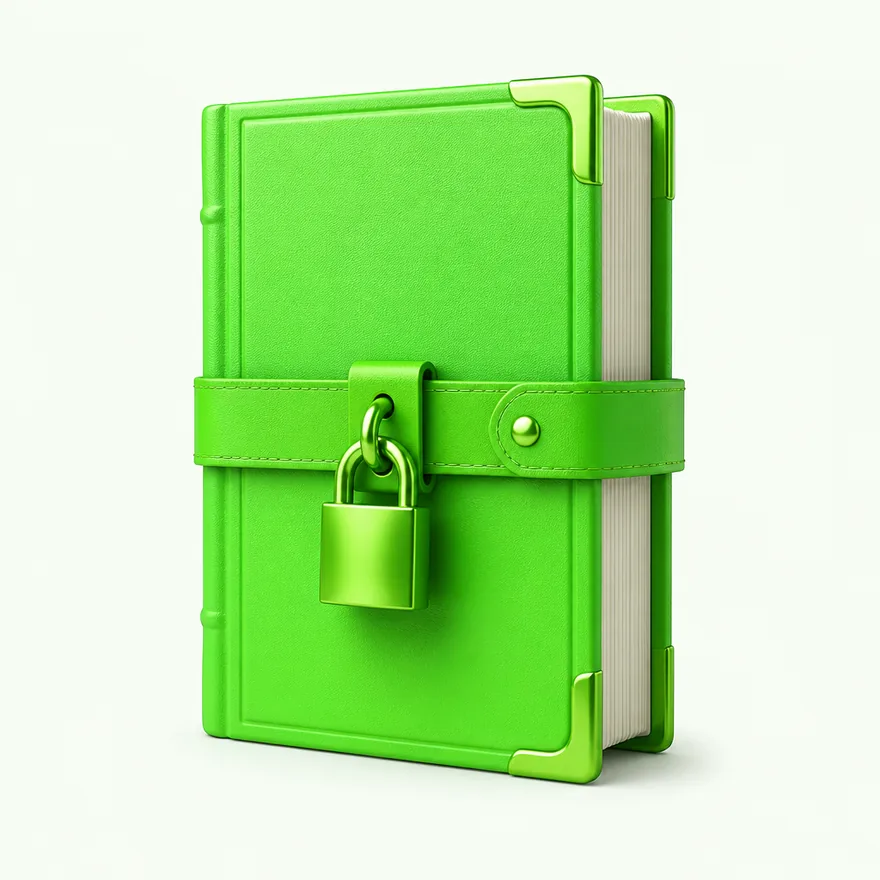 Book with padlock strap — Candyland Casino