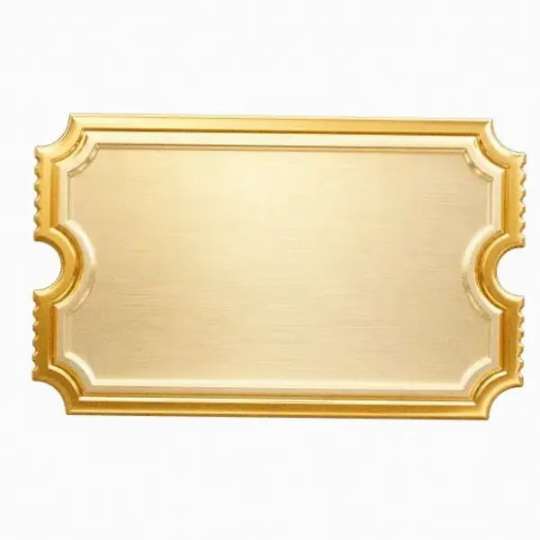 Blank ticket plaque — Candyland Casino